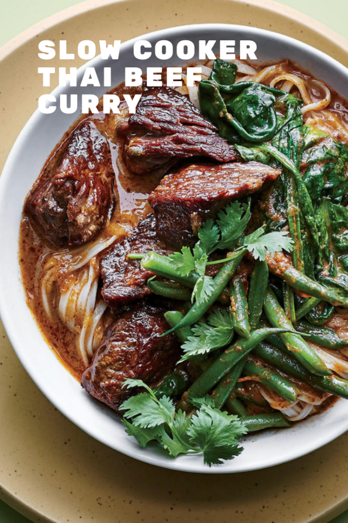 slow cooker thai beef curry